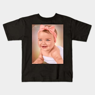 "Eyes @ Heart" Digital Painting Kids T-Shirt